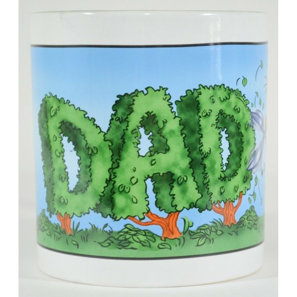 Disney Store Tigger #1 Dad Oversize 20 Oz. Coffee Tea Cup Mug Winnie The Pooh - Picture 2 of 7